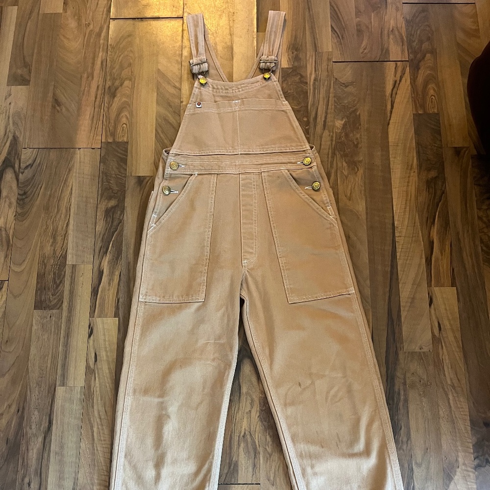 UNISEX Big Bud Press Tan Overalls XXS